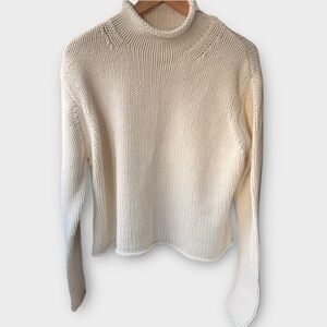 Coldwater Creek Chunky Knit Mock Neck Sweater – Size L (Like New)